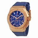 TW Steel CEO Diver Chronograh Blue Dial 44mm Blue Rubber Men's Watch CE5010