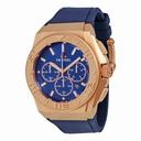 TW Steel CEO Diver Chronograph Blue Dial 48 MM Blue Rubber Men's Watch CE5011