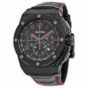 TW Steel CEO Tech Black Dial Black Leather Men's Watch CE4008
