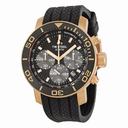 TW Steel Grandeur Black Dial 45mm Rose Gold-tone Men's Watch TW702
