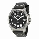 TW Steel Pilot Black Dial Stainless Steel Black Leather Men's Watch TW408