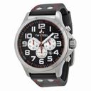TW Steel Pilot Chronograph Black Leather Men's Watch TW414