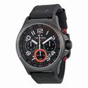 TW Steel Sahara Force India Chronograph Black Carbon Fiber Dial Grey Silicone Rubber Men's Watch TW430