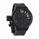 U Boat Classico Black Dial Black Rubber Men's Watch 7541
