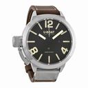 U Boat Classico Black Dial Brown Leather Men's Watch 7120