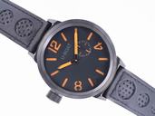 U-Boat Italo Fontana 2060 Black Crocodile Leather Strap Black Dial Watch