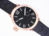 U-Boat Italo Fontana 2060 Mens Black Crocodile Leather Strap 50mm Watch