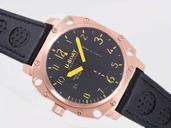 U-Boat Thousands Of Feet 1918 Rose Gold Bezel Manual Winding Mens Watch