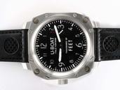 U-Boat Thousands Of Feet 1980 Black Dial Manual Winding Watch