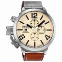 U-Boat Beige Sterling Silver Leather Automatic Men's Watch 2062