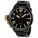 U-Boat Classico Black Ceramic Rubber Automatic Men's Watch 1216