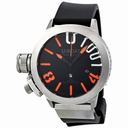 U-Boat Classico Black Stainless Steel Rubber Automatic Men's Watch 6449
