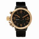 U-Boat Flightdeck 43 Carbon fiber dial Black Alligator Strap Men's Watch 1844