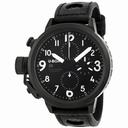 U-Boat Flightdeck CAB Automatic Chronograph Black Leather Men's Watch 6253