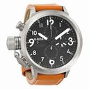 U-Boat Flightdeck CAS Black Dial Chronograph Brown Leather Men's Watch 6117