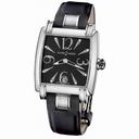 Ulysse Nardin Caprice Automatic Black Dial Black Leather Ladies Watch 133-91-06-02