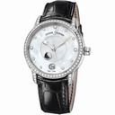 Ulysse Nardin Classico Lady Luna White Mother of Pearl Dial Alligator Leather Strap Automatic Ladies Watch 8293-123BC-2-991