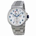 Ulysse Nardin Marine Chronometer White Dial Stainless Steel Men's Watch 1183-126-7M-60
