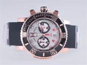 Ulysse Nardin Marine Collection 8006-102-3A/91 White Dial Automatic Round Watch