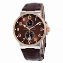 Ulysse Nardin Maxi Marine Brown Dial Diamond Automatic Men's Watch 265-66-BROWN
