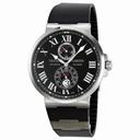 Ulysse Nardin Maxi Marine Chronometer Black Diial Men's Watch 263-67-3-42