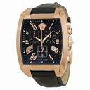 Versace Character Chronograph Black Dial Black Leather Watch WLC80D009-S008