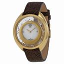 Versace Destiny Spirit Mother of Pearl Dial Brown Leather Ladies Watch 86Q701MD497-S497