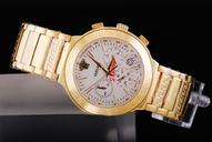 Versace Dv One 11CC9D009SC09 Womens Yellow 18k Gold Strap Round Watch