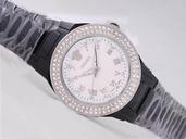 Versace Dv One A541221 White Dial Round Black Ceramic Strap Watch