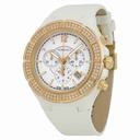 Versace DV One Chronograph White Dial White Leather Unisex Watch 28CCP11DD01-S001