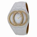 Versace Eclissi Silver Dial White Leather Ladies Watch 84Q70SD001-S001