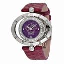 Versace Eon Ellipse Violet Dial Diamond Ladies Watch 91Q91FD702S702
