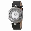Versace Eon Mother of Pearl Dial Black Leather Ladies Watch 79Q91SD498-S009