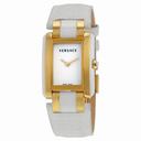 Versace Era White Dial White Leather Ladies Watch 70Q70D001-S001