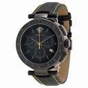 Versace Mystique Grey and Black Dial Black Leather Men's Watch I8C60D00A-S009