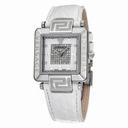 Versace Reve Carre Mother of Pearl Dial Dial White Leather Ladies Watch 88Q99SD97F-S001