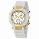 Versace Reve Chronograph White Dial White Ceramic Ladies Watch 95CCP1D497-SC01