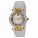 Versace Reve White Mother of Pearl Dial White Ceramic Ladies Watch 92QCP11D497-S001