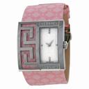 Versace V-Greca White Dial Pink Strap Ladies Watch 64Q99SD001-T111