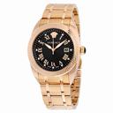Versace V-Sport II Black Dial Rose Gold-plated Men's Watch VFE10-0013