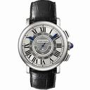 Cartier Rotonde Central Chronograph 18kt White Gold Case Unisex Watch W1556051