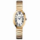 Cartier Baignoire Silver Dial 18 kt Rose Gold Ladies Watch W8000005