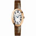 Cartier Baignoire Silver Dial 18 kt Rose Gold Ladies Watch W8000007