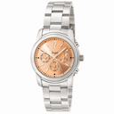 Invicta Angel Multi-Function Apricot Dial Stainless Steel Ladies Watch 0462