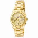 Invicta Angel Multi-Function Mother of Pearl Dial 18kt Gold-plated Ladies Watch 0466