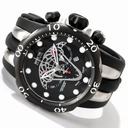 Invicta Venom Viper Chronograph Black Dial Black Polyurethane Men's Watch 0973