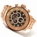 Invicta Sea Hunter Chronograph Black Dial Gold-tone PVD Men's Watch 10764