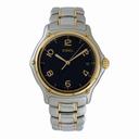 Ebel 1911 Black Dial Stainless Steel and 18kt Yellow Gold Men's Watch 1187241/15665P