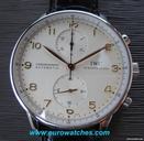 IWC PORTUGIESER CHRONO-AUTOMATIC STEEL WHITE DIAL