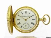 IWC MINIATUR PRUNKTASCHENUHR 18KT GOLD 4 BRILANTEN
